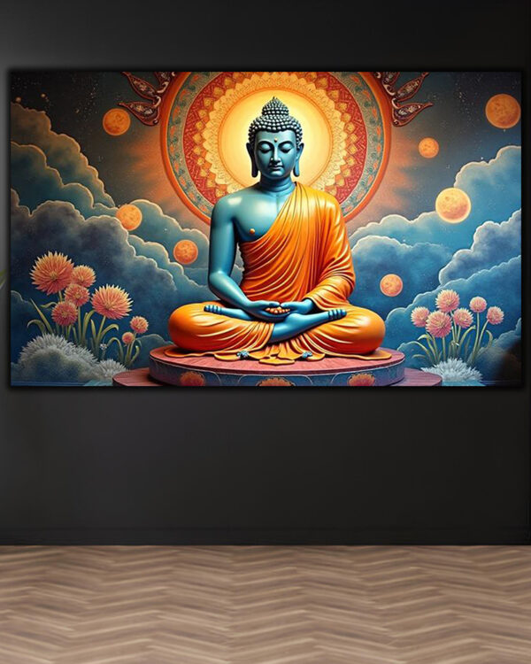 Buddha Meditation Wall Art ( 16x14 " )