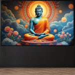 Buddha Meditation Wall Art ( 16x14 " )