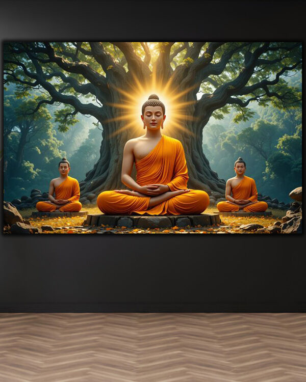 Enlightened Buddha Canvas Art ( 16x24 ")