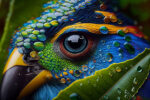Colorful Parrot Wall Art ( 12x18 " ) - Image 2