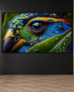 Colorful Parrot Wall Art ( 12x18 " )