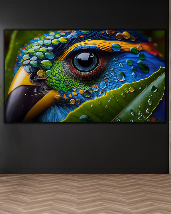 Colorful Parrot Wall Art ( 12x18 " )