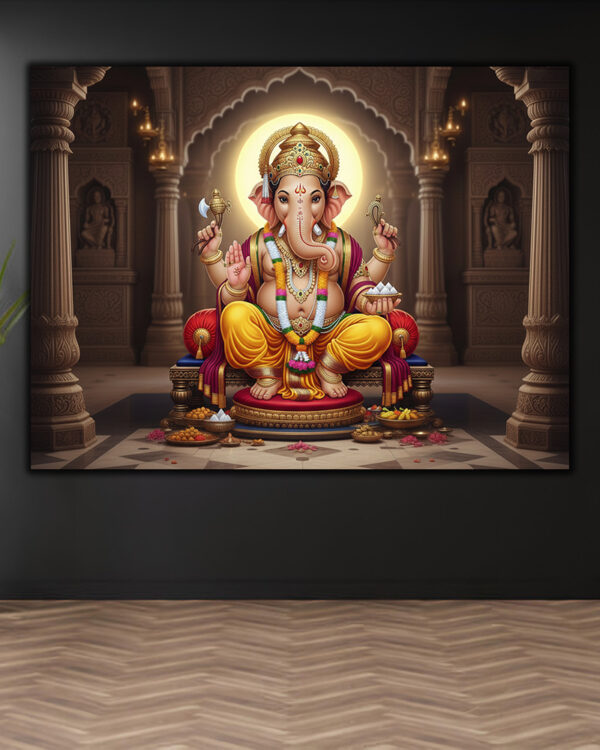 Lord Ganesha Wall Art ( 18x24 ")