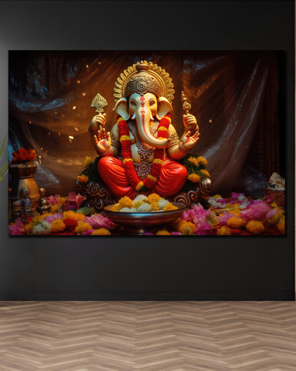 Ganesh Wall Art Frame ( 16x24 ")