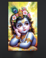 Baby Krishna Canvas Art ( 16x24")