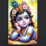 Baby Krishna Canvas Art ( 16x24")
