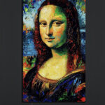 Colorful Mona Lisa Canvas (16x24")