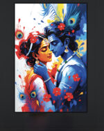 Radha Krishna Art Canvas (16x24")