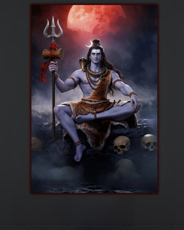 Lord Shiva Canvas Art ( 16x24")