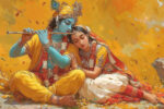 Radha Krishna Wall Art (2x3 Fit) - Image 2