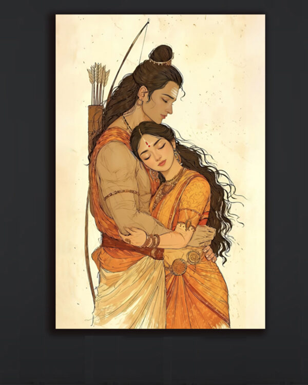 Divine Embrace Art Print (16x24")