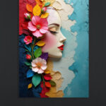 Floral Harmony Wall Art (2x3 Fit)