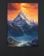 Majestic Mountain Canvas Art (2x3 Fit)