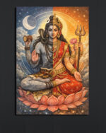 Ardhanarishvara Canvas Art (2x3 Fit )