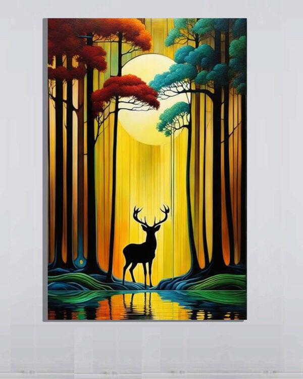 Majestic Deer Art Print (16x24")