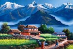 Himalayan Landscape Painting (2x3 Fit) - Image 2