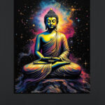 Cosmic Buddha Canvas Art (2x3 Fit)