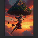 Hanuman Canvas Art (2x3 Fit)