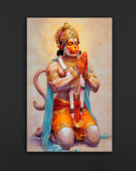 Hanuman Kneeling Canvas Art (2x3 Fit)