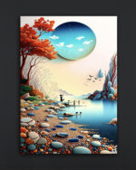Surreal Landscape Art Canvas (2x3 Fit )