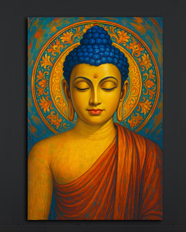 Buddha Portrait Canvas Art (2x3 Fit)