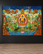 Buddhist Thangka Wall Art (2x3 Fit)
