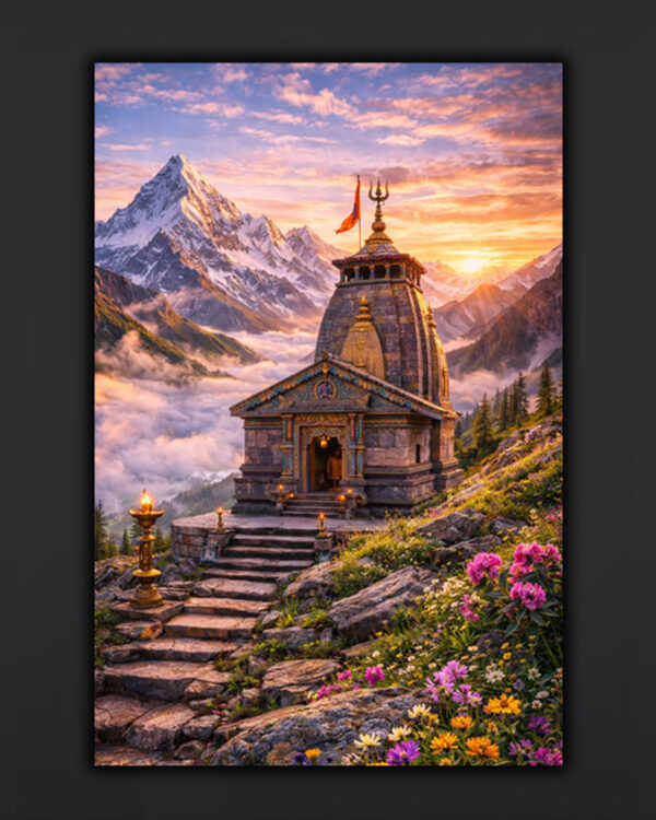 Himalayan Temple Canvas Art ( 2x3 Fit )