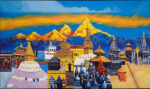 Kathmandu Valley Landmarks Painting ( 2x3 Fit ) - Image 2