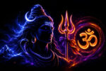 Lord Shiva Neon Art Poster ( 2x3 Fit ) - Image 3