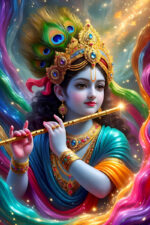 Krishna Flute Wall Art ( 16x24" ) - Image 2