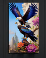 Majestic Eagles Wall Art ( 12x18")