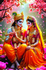 Radha Krishna Divine Canvas (16x24") - Image 2
