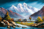Himalayan Landscape Painting ( 2x3 Fit ) - Image 2
