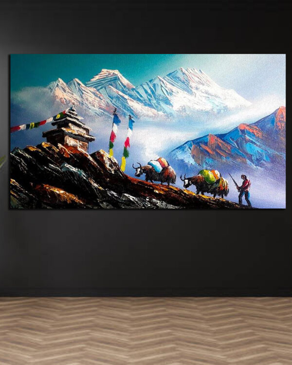 Himalayan Landscape Painting ( 2x3 Fit )