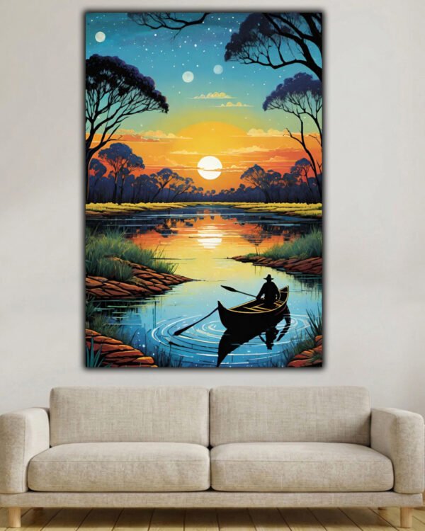 sunset at boad 2x3 fit