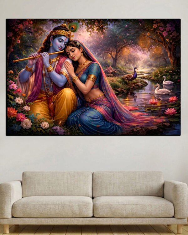 love moment of radha krishna 2x3 fit