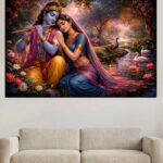 love moment of radha krishna 2x3 fit