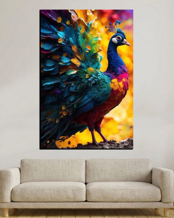 peacocks clour desing 2x3 fit