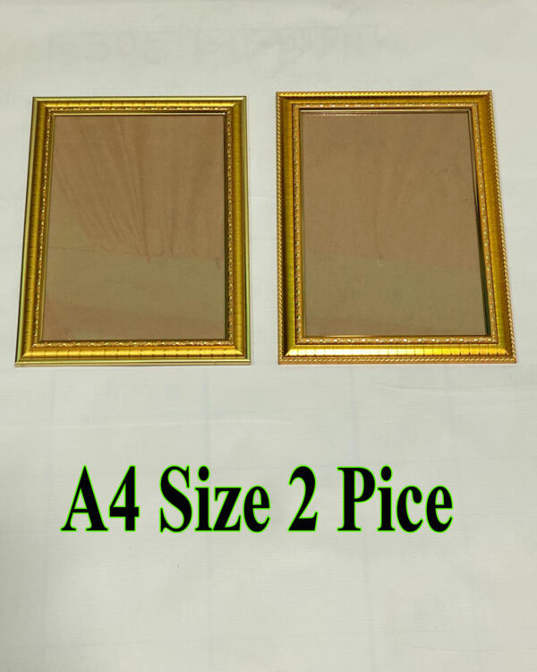 A4 Gold Photo Frames (Set of 2)