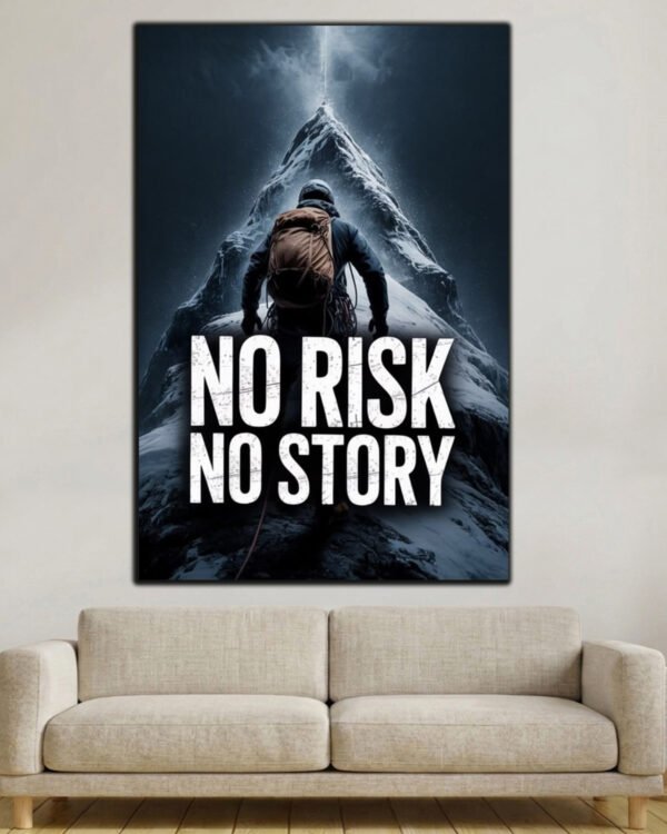 no risk no story 2x3 fit