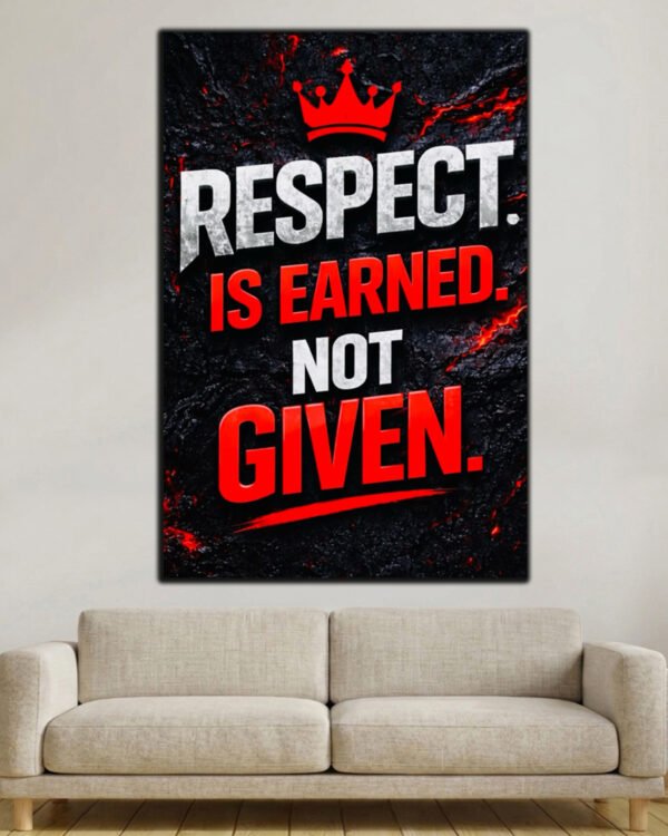 respect is earned given 2x3 fit