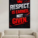 respect is earned given 2x3 fit