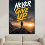 never give up 2x3 fit