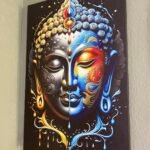 Black Buddha 18x24 inch