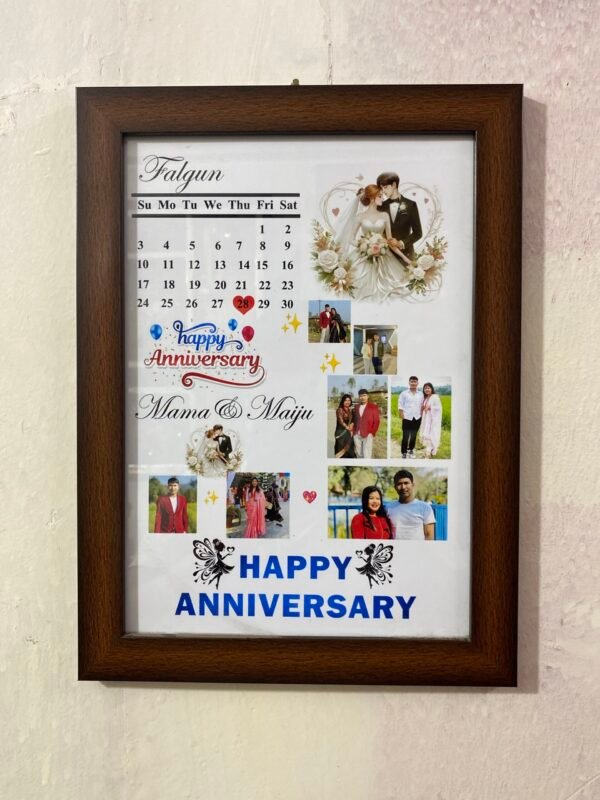 A4 Size Anniversary Gift Frame