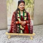 Art stand with machine made printing Canvas 6x8 Size