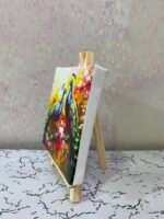 Art stand with machine made printing Canvas 4x4 Size - Image 2