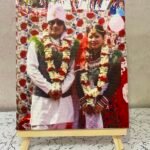 Art stand with machine made printing Canvas 8x10 Size
