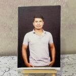 Art stand with machine made printing Canvas 4x6 Size