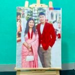 Art stand 120cm witha Premium 18x24 Canvas
